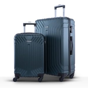Parajohn 2-Piece Hard Side ABS Spinner Luggage Trolley Set