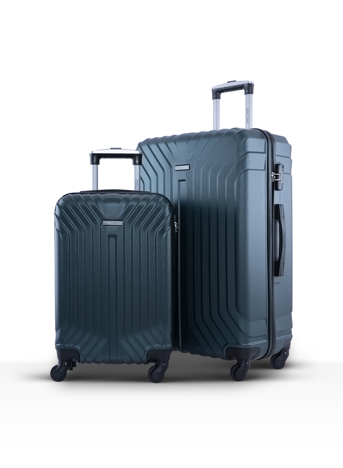 Parajohn 2-Piece Hard Side ABS Spinner Luggage Trolley Set
