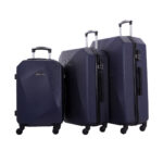 3-Piece Navy Color ABS Hard Side Trolley Bag Online